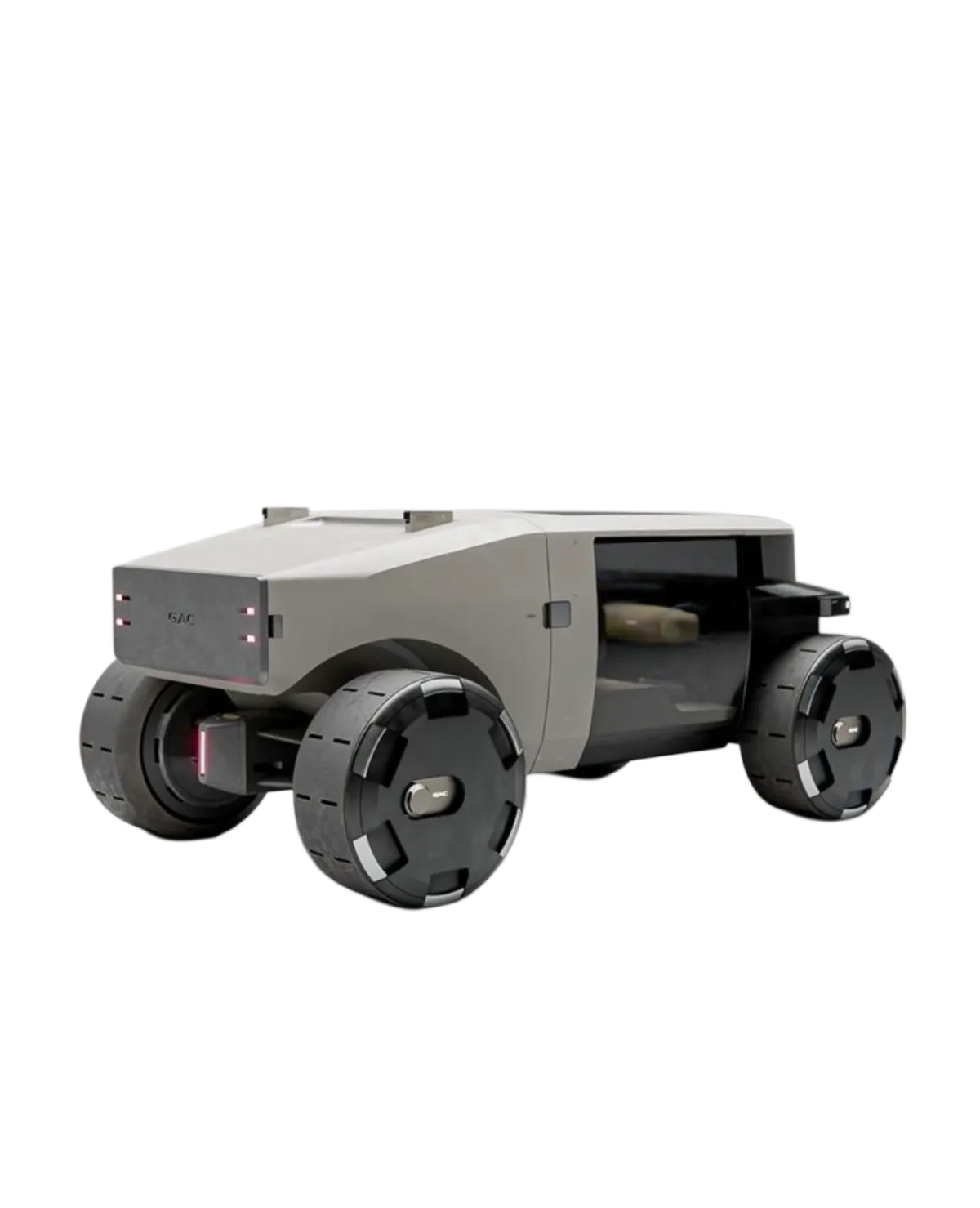 Bibi rover navigating a vineyard row for ground-level scouting